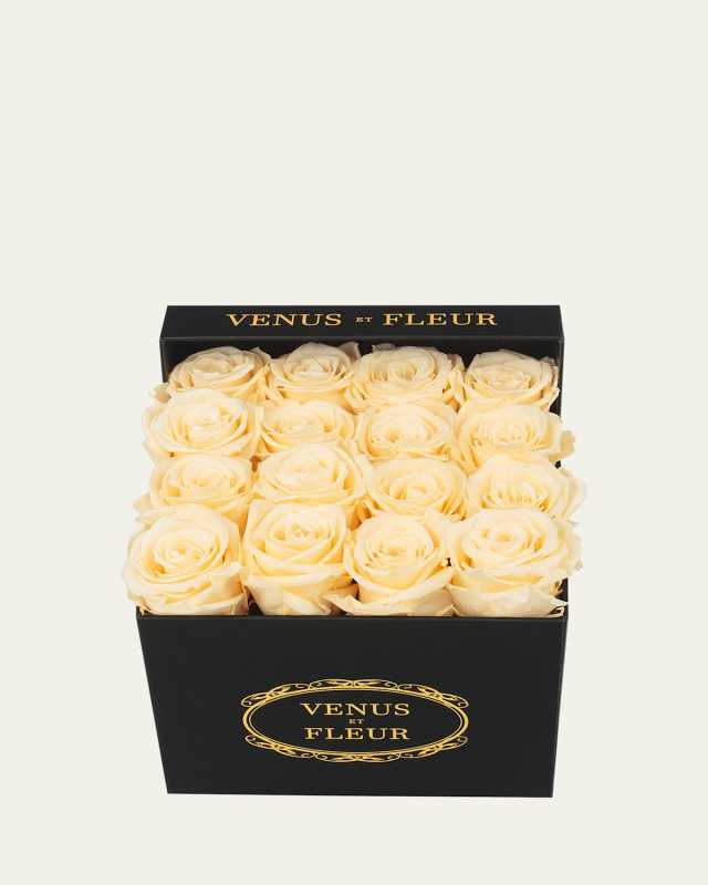 Classic Small Square Rose Box